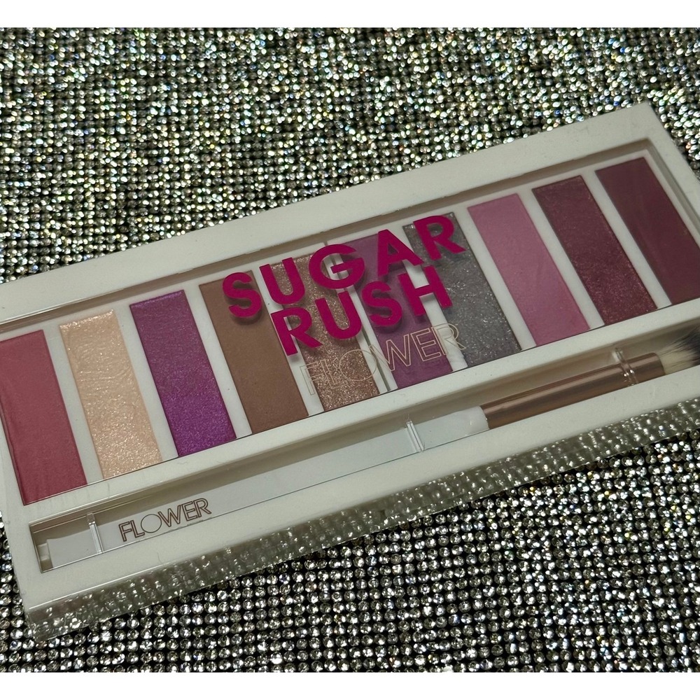 FLOWER Beauty Shimmer & Shade Eyeshadow Palette - ES2 Sugar Rush New and Sealed